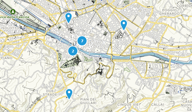 Florence, Tuscany Map