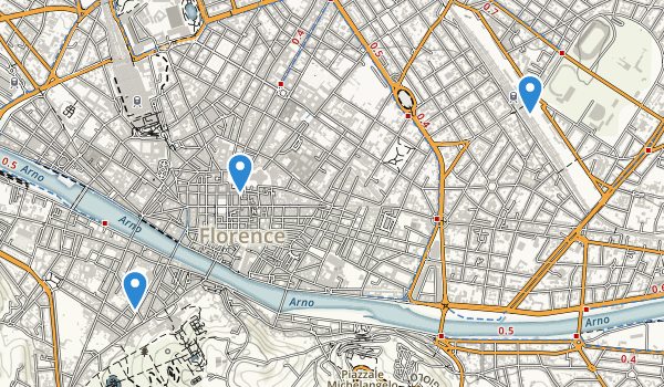 Florence, Tuscany Map