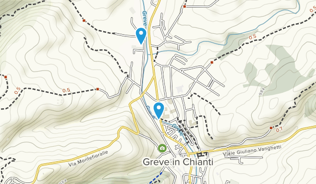 Greve in Chianti, Tuscany Map