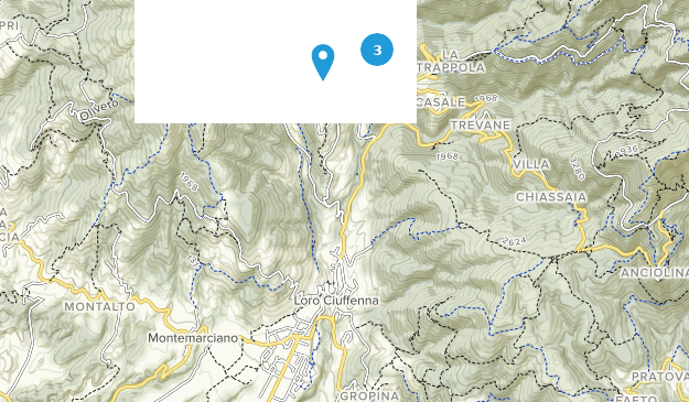 Loro Ciuffenna, Tuscany Map