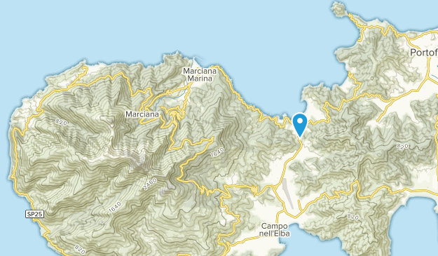 Marciana, Tuscany Map