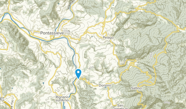 Pelago, Tuscany Map