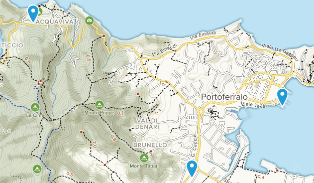 Portoferraio, Tuscany Map