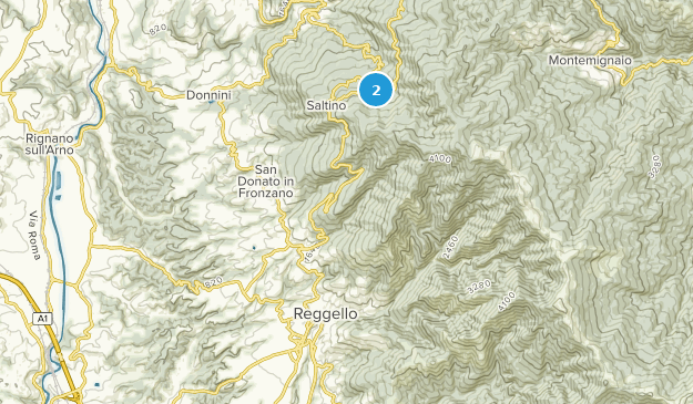 Reggello, Tuscany Map