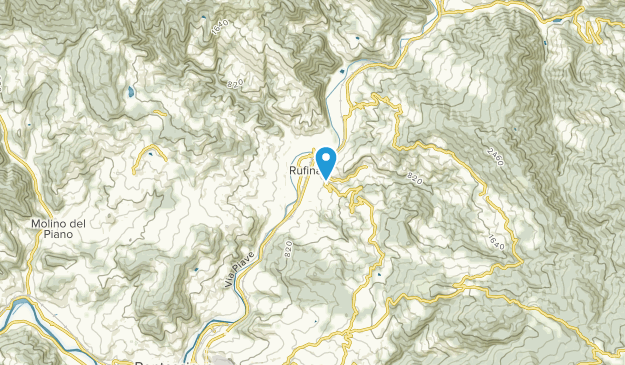 Rufina, Tuscany Map