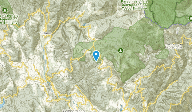 San Romano in Garfagnana, Tuscany Map