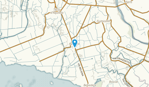 Aquileia, Udine Map