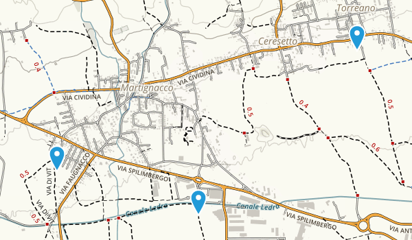 Martignacco, Udine Map