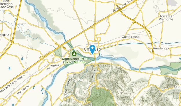 Chivasso, Umbria Map