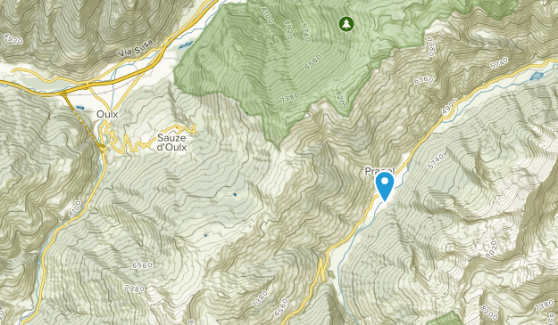 Sauze d’Oulx, Umbria Map