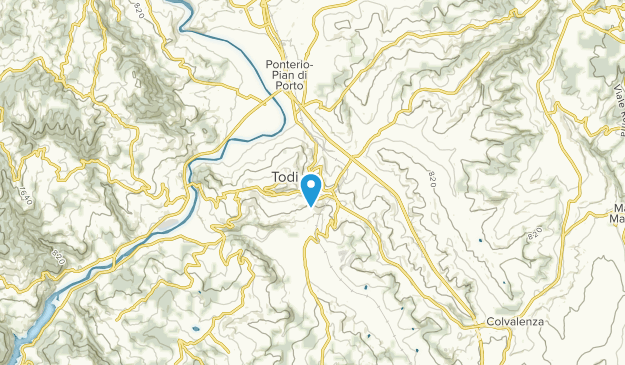 Todi, Umbria Map