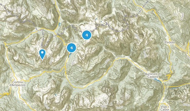 Auronzo di Cadore, Veneto Map