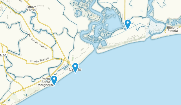 Caorle, Veneto Map