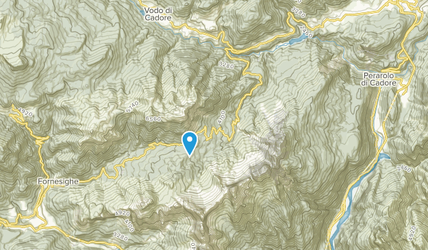 Cibiana di Cadore, Veneto Map