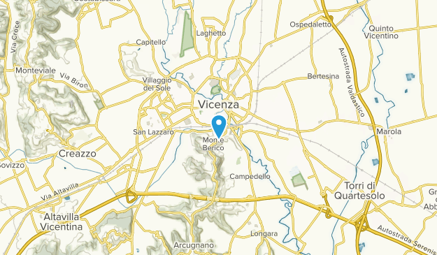 Vicence, Veneto Map