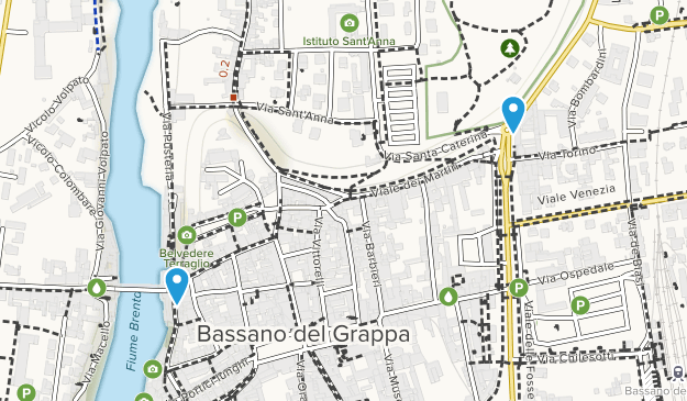 Bassano del Grappa, Veneto Map