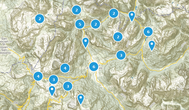 Cortina d'Ampezzo, Veneto Map