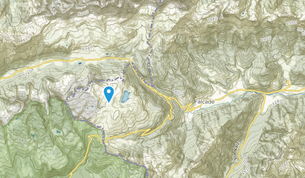 Falcade, Veneto Map
