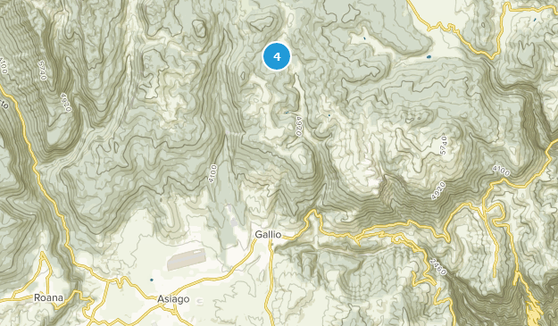 Gallio, Veneto Map