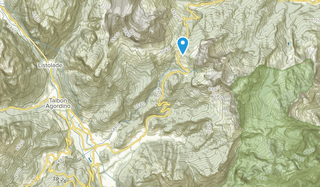 La Valle Agordina, Veneto Map