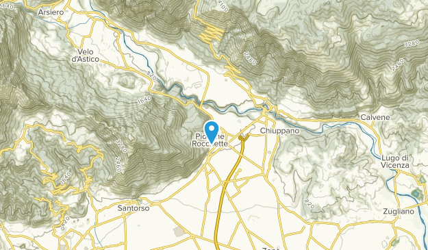 Piovene Rocchette, Veneto Map
