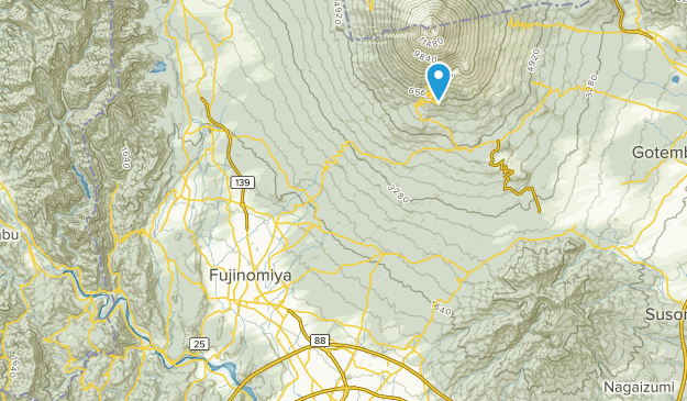 富士宮市, 静岡県 Map