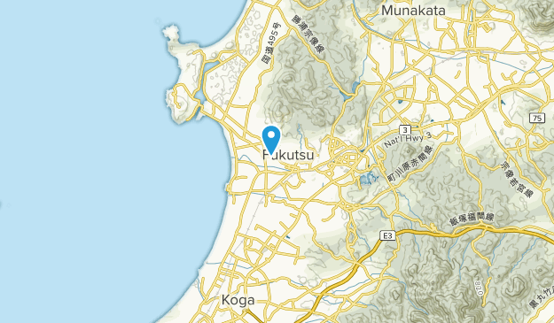 Fukutsu, Fukuoka Map