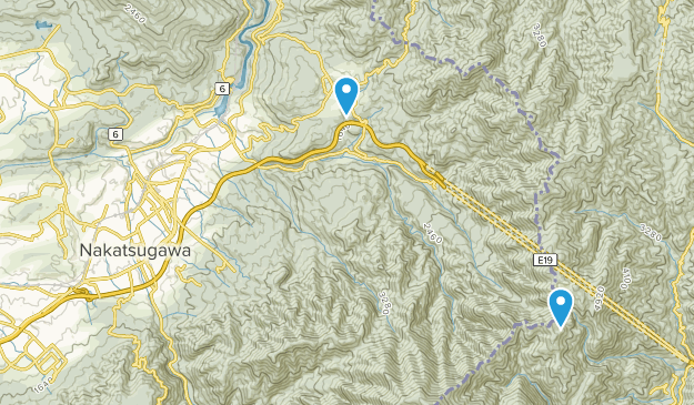 Nakatsugawa Shi, Gifu Map