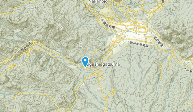 Distrito de Agatsuma, Gunma Map