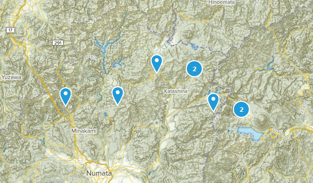 Tone Bezirk, Gunma Map