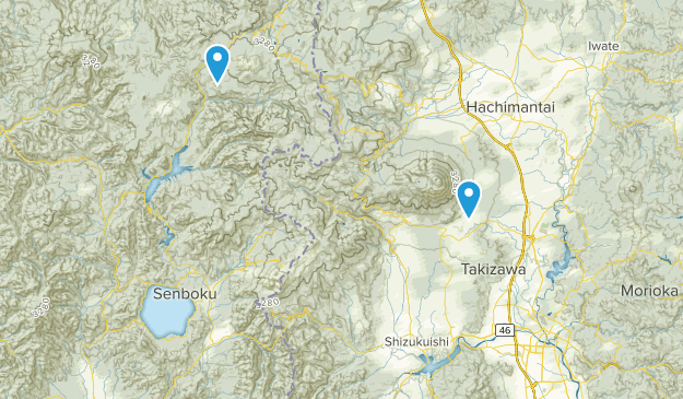 Shizukuishi Cho, Iwate Map