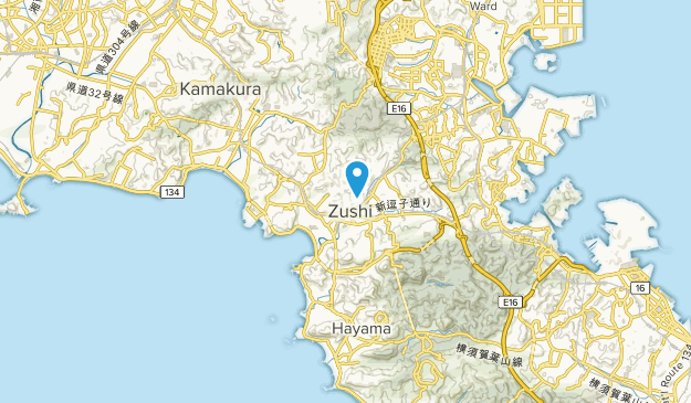 Zushi, Kanagawa Map