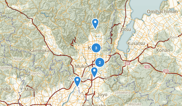 乙訓郡, Kyoto Map