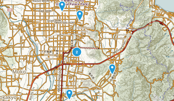 Kyoto, Kyoto Map