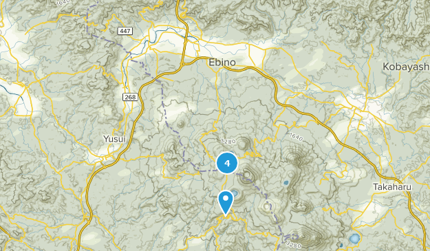 Ebino, Miyazaki Map