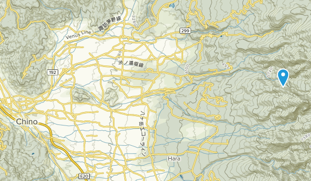 Chino, Nagano Map