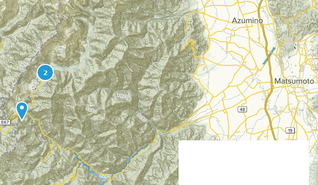 Matsumoto Shi, Nagano Map