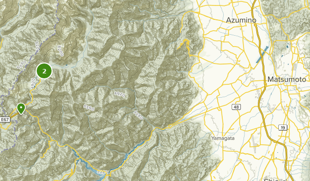 Matsumoto Shi, Nagano Map