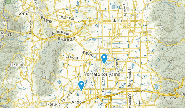 Takadachō, Nara Map