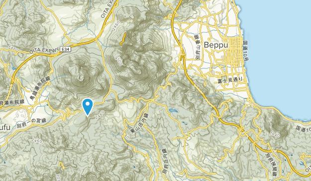 Beppu, Oita Map