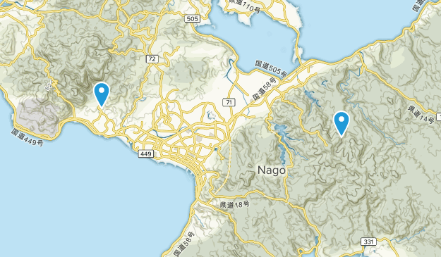 Nago, Okinawa Map