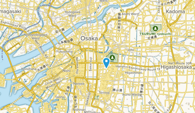 Osaka, Osaka Map