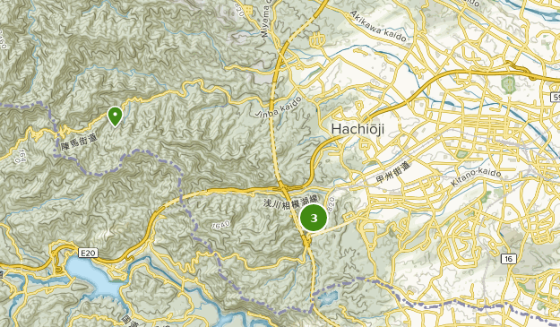 Hachioji, Tokyo Map