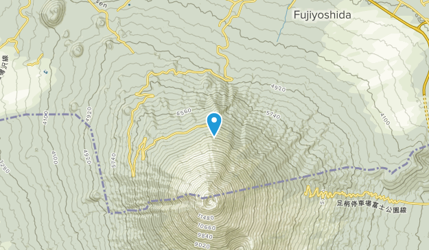 Fujiyoshida Shi, Yamanashi Map