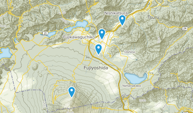 Fujiyoshida, Yamanashi Map