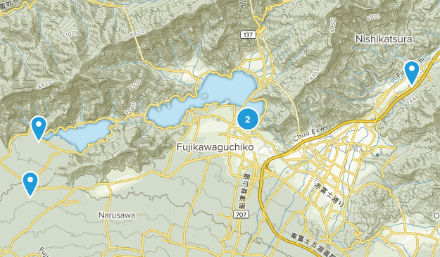 Funatsu, Yamanashi Map
