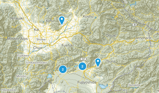 Funatsu, Yamanashi Map