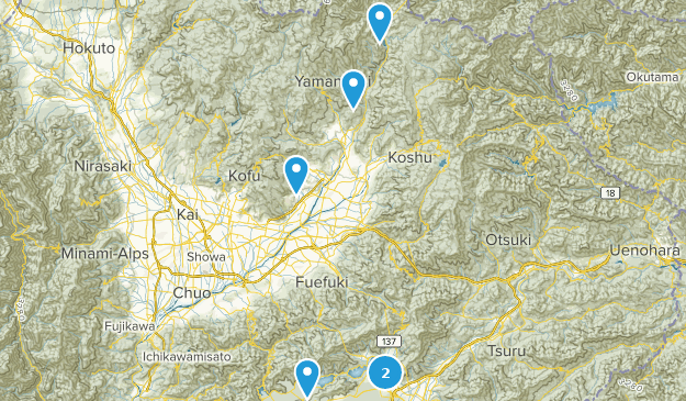 Yamanashi Shi, Yamanashi Map