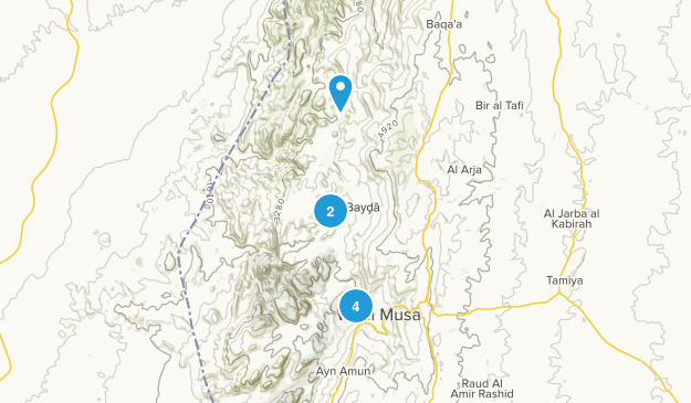 Al Bayḑā, Ma`an Map
