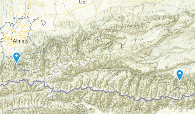 Almatý, Almaty Map